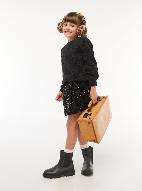 Maglione spesso in maglia ciniglia - Kiabi