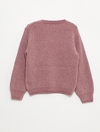 Maglione spesso in maglia ciniglia