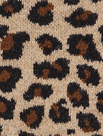 Maglione stampato "leopardato