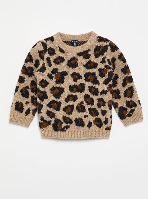Maglione stampato "leopardato" - Kiabi Maglione stampato "leopardato" - Kiabi