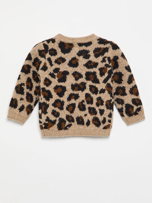Maglione stampato "leopardato" - Kiabi