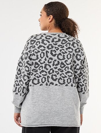 Maglione stampato leopardato 'Only Carmakoma'