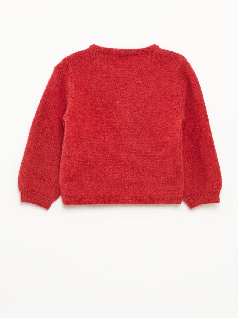 Maglione stampato Natale Rosso - Kiabi