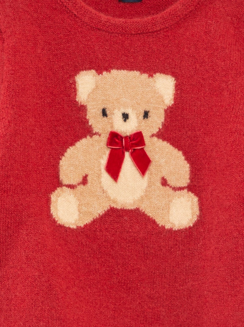 Maglione stampato Natale Rosso - Kiabi