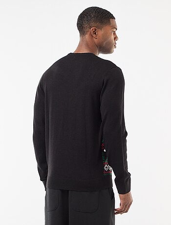 Maglione stampato natalizio