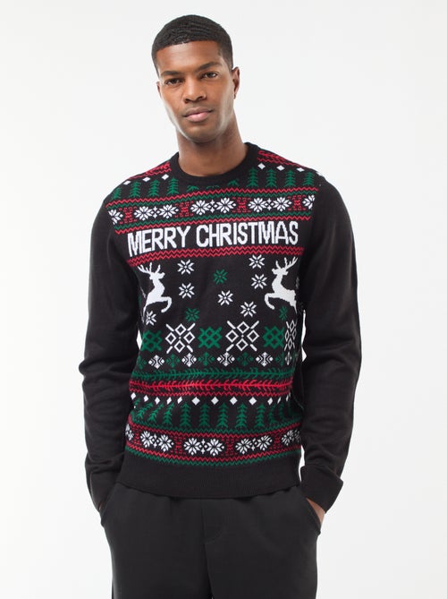 Maglione stampato natalizio - Kiabi