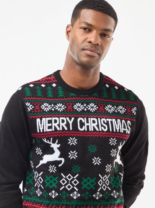 Maglione stampato natalizio - Kiabi