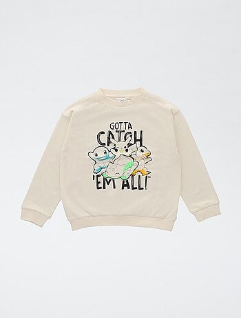 Maglione stampato 'Pokémon' in cotone