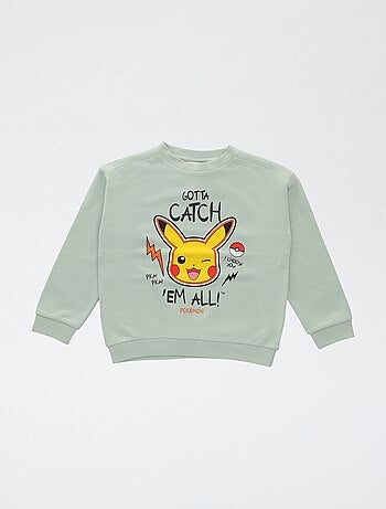 Maglione stampato 'Pokémon' in cotone