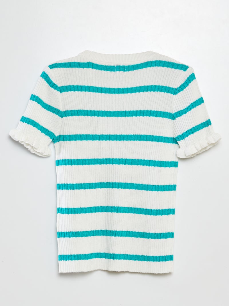 Maglione stile marinière VERDE - Kiabi