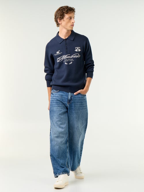 Maglione stile polo con stampa - Kiabi Maglione stile polo con stampa - Kiabi