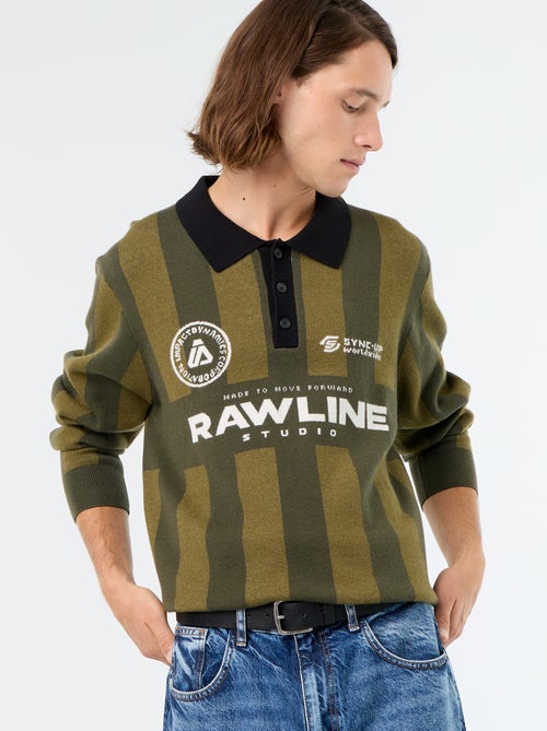 Maglione stile polo con stampa - Kiabi Maglione stile polo con stampa - Kiabi