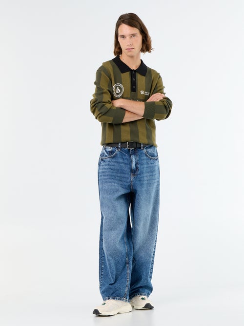 Maglione stile polo con stampa - Kiabi Maglione stile polo con stampa - Kiabi