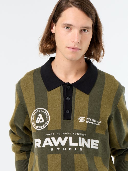 Maglione stile polo con stampa - Kiabi Maglione stile polo con stampa - Kiabi