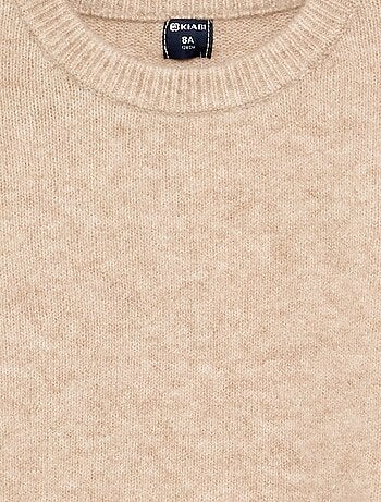 Maglione tinta unita a maniche lunghe