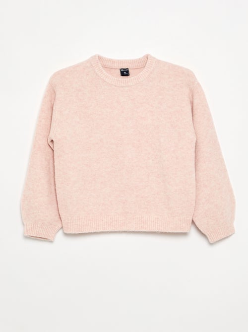 Maglione tinta unita a maniche lunghe - Kiabi