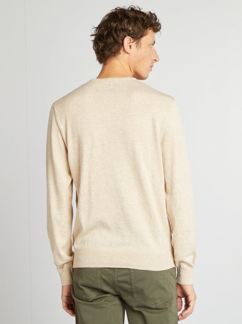 Maglione tinta unita con scollo rotondo - Kiabi Maglione tinta unita con scollo rotondo - Kiabi