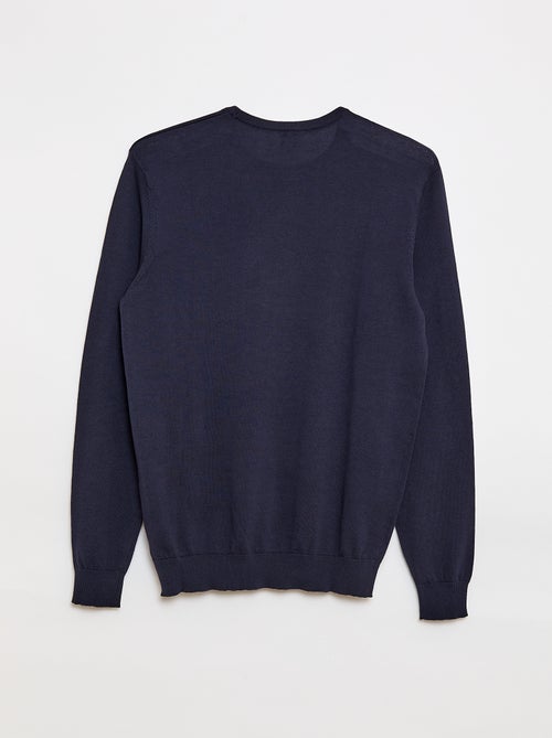 Maglione tinta unita scollo tondo +1m90 - Kiabi