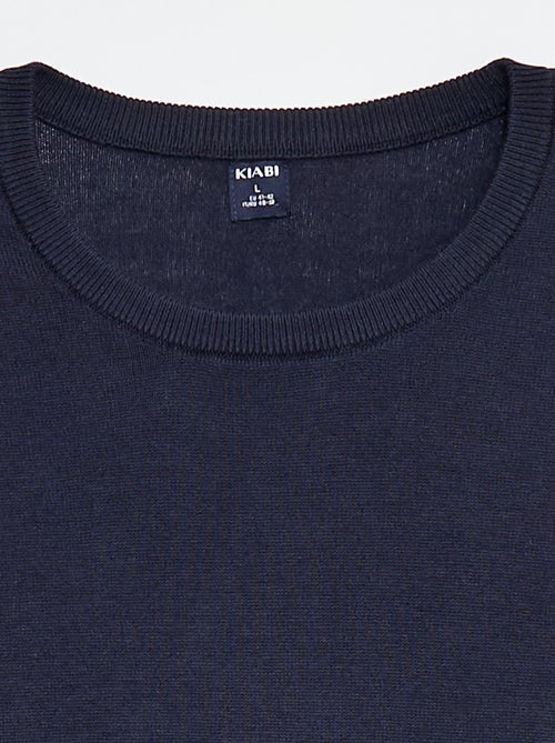Maglione tinta unita scollo tondo +1m90 - Kiabi