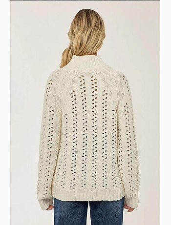 Maglione traforato vestibilità regolare