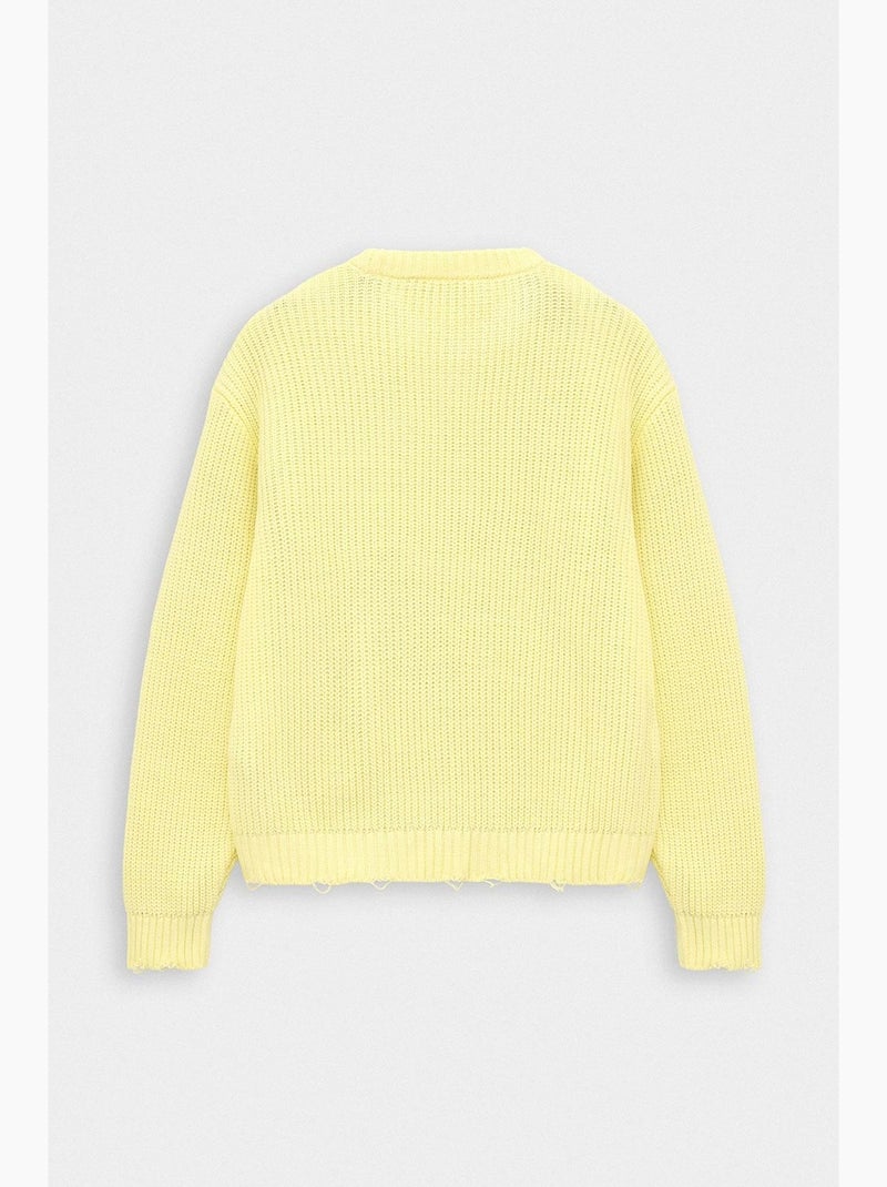 Maglione uomo giesto Giallo limone - Kiabi