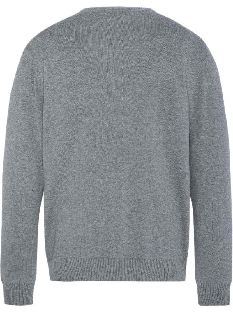 Maglione Uomo Schott Basic Girocollo Sottile Grigio - Kiabi