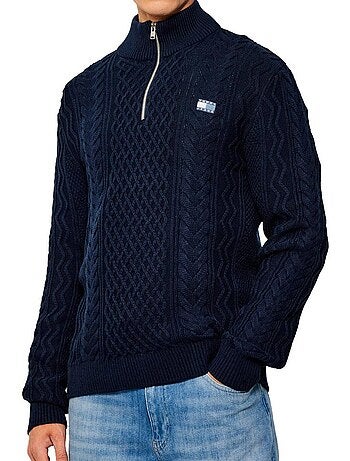 Maglione Uomo Tommy Hilfiger in Cotone a Treccia