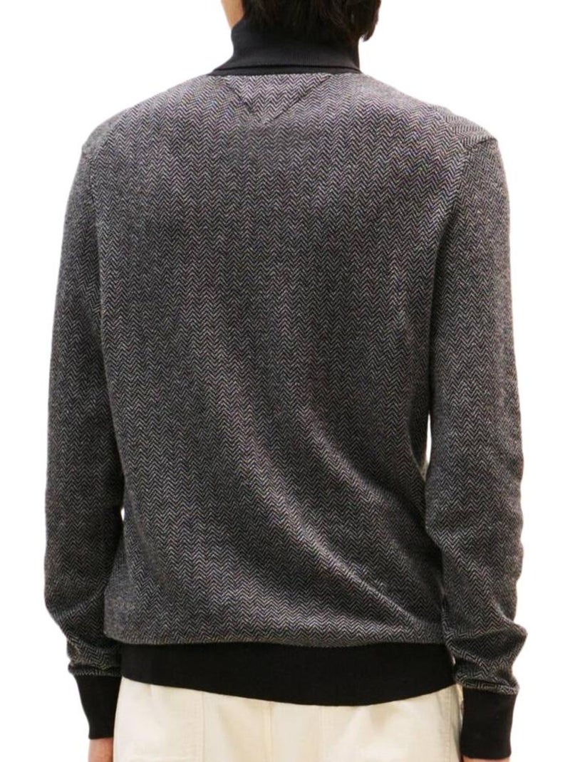 Maglione Uomo Tommy Hilfiger Pima Grigio argentato - Kiabi