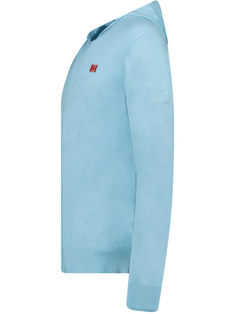 Maglione zippato con cappuccio felinoodeak – canadian peak Blu cielo - Kiabi