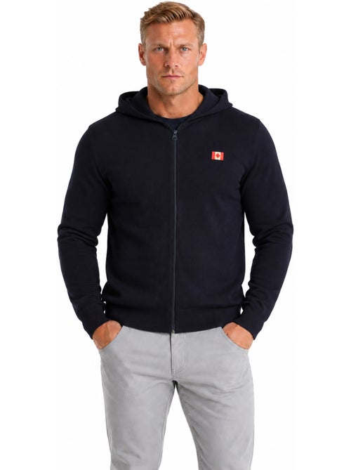 Maglione zippato con cappuccio felinoodeak – canadian peak - Kiabi Maglione zippato con cappuccio felinoodeak – canadian peak - Kiabi