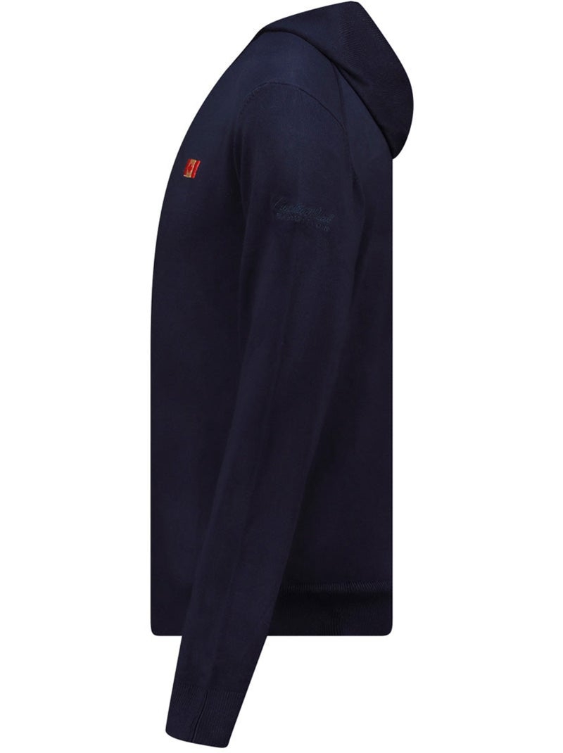 Maglione zippato con cappuccio felinoodeak – canadian peak Blu marino - Kiabi