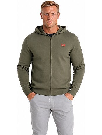 Maglione zippato con cappuccio felinoodeak – canadian peak