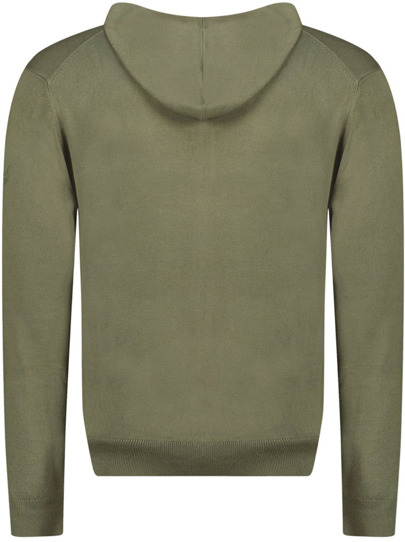 Maglione zippato con cappuccio felinoodeak – canadian peak Verde oliva - Kiabi