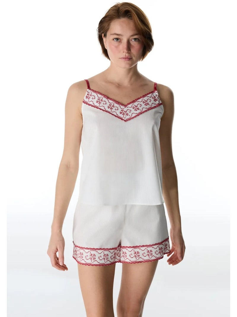 Magnifique shorts pigiama penti Bianco sporco - Kiabi