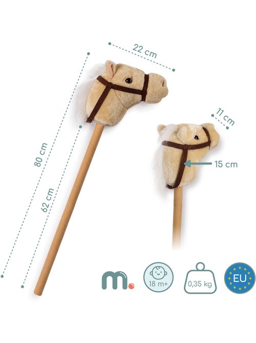 Mamabrum hobby horse - cavallo a bastone per bambini dai 18 mesi - Kiabi