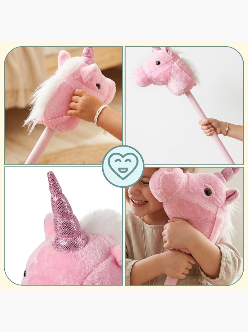 Mamabrum hobby horse - magico cavallo a bastone a forma di unicorno da 18 mesi N/D - Kiabi