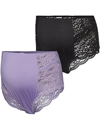 Mamalicious : Confezione 2 Culotte Premaman Donna