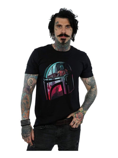 Mandalore helmet reflection maglietta adulto unisex - star wars: the mandalorian - Kiabi Mandalore helmet reflection maglietta adulto unisex - star wars: the mandalorian - Kiabi