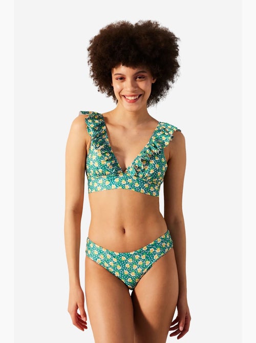 Mandy top bikini con volant penti - Kiabi