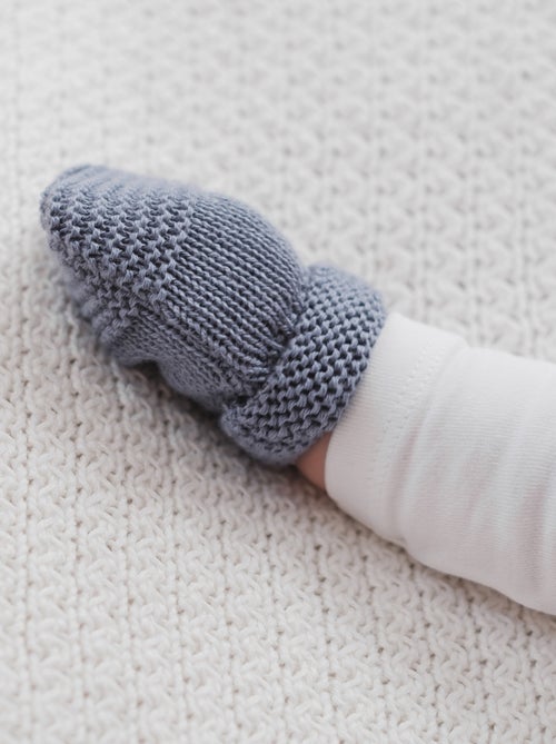 Manopole neonato in cotone - collezione «petits chats» - Kiabi