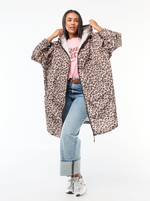 Mantella antipioggia idrorepellente con cappuccio - Kiabi Mantella antipioggia idrorepellente con cappuccio - Kiabi