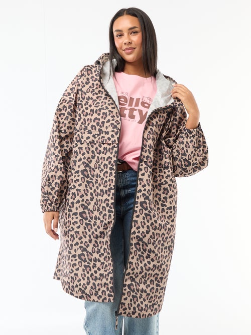 Mantella antipioggia idrorepellente con cappuccio - Kiabi Mantella antipioggia idrorepellente con cappuccio - Kiabi