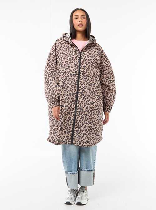 Mantella antipioggia idrorepellente con cappuccio - Kiabi Mantella antipioggia idrorepellente con cappuccio - Kiabi