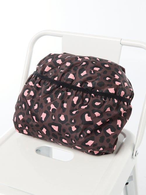 Mantella antipioggia idrorepellente con cappuccio e sistema di ripiegamento su sé stessa - Kiabi