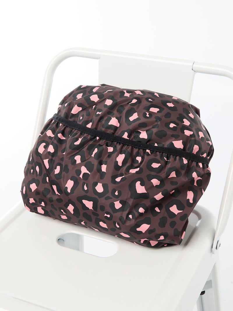 Mantella antipioggia idrorepellente con cappuccio e sistema di ripiegamento su sé stessa Marrone - Kiabi