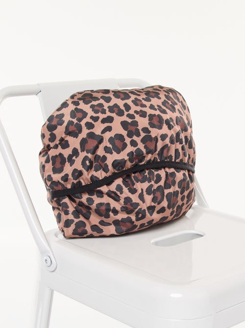 Mantella antipioggia idrorepellente con motivo leopardato - Kiabi