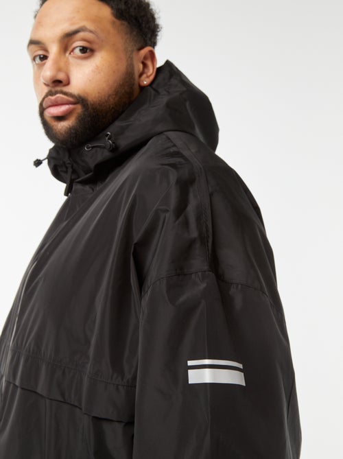 Mantella antipioggia lunga con cappuccio - Kiabi