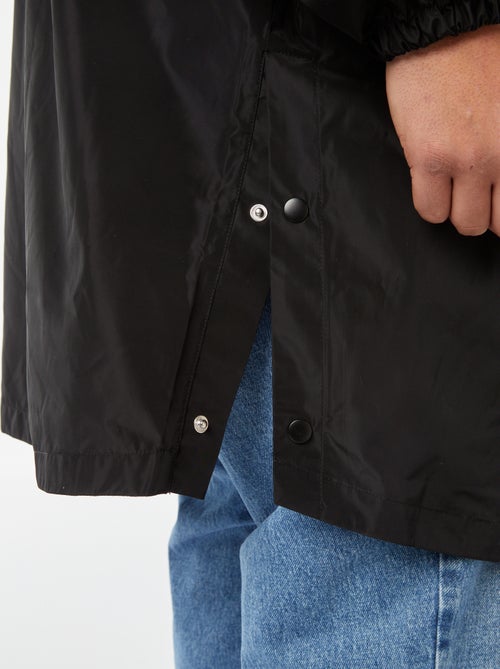 Mantella antipioggia lunga con cappuccio - Kiabi