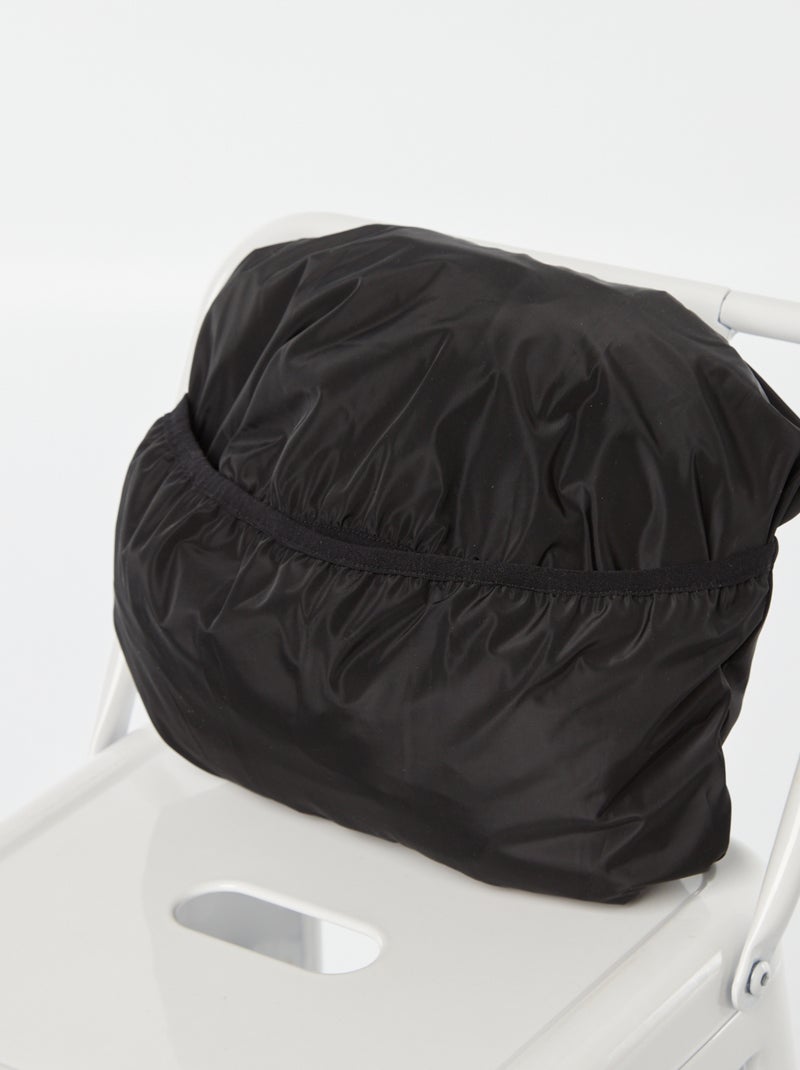 Mantella antipioggia lunga con cappuccio nero - Kiabi