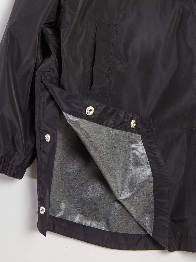 Mantella antipioggia nero - Kiabi